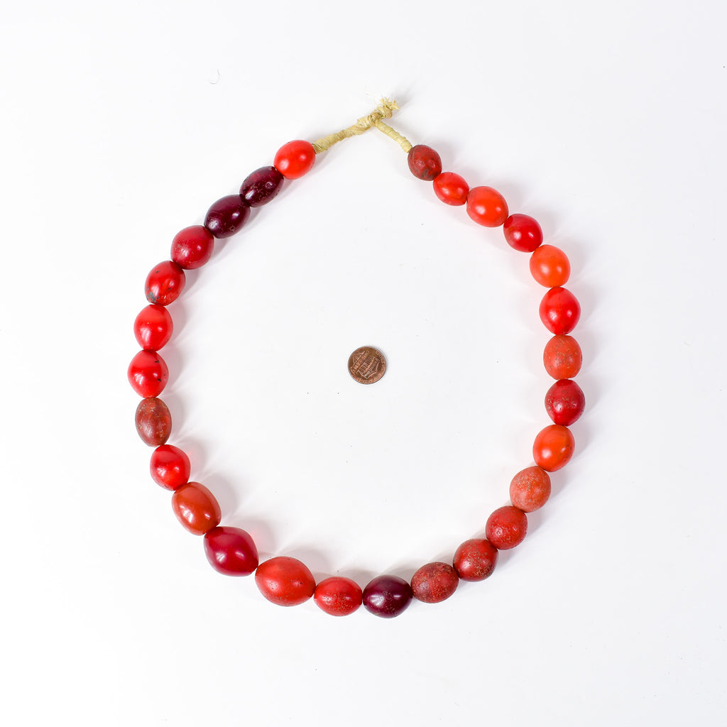Pigeon Egg Red Trade Beads