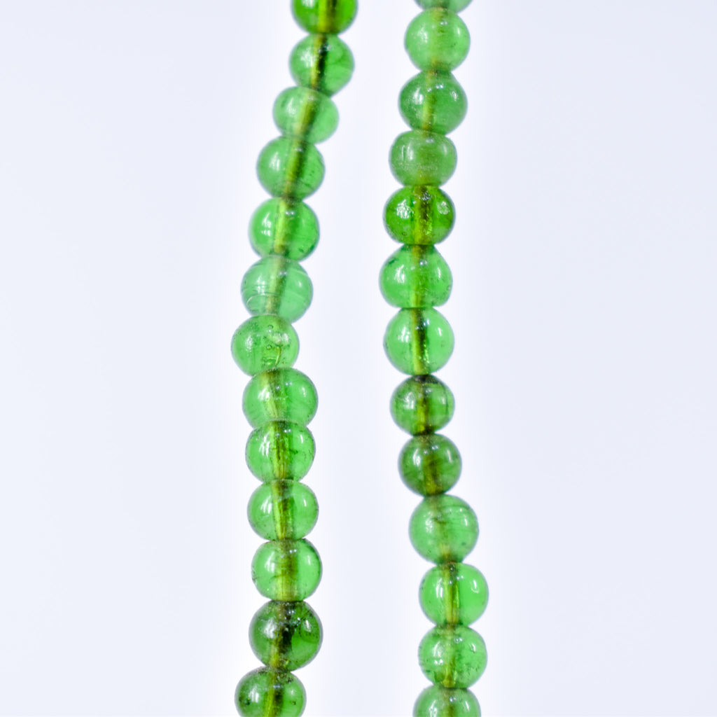 Bohemian Green Translucent Trade Beads Czech