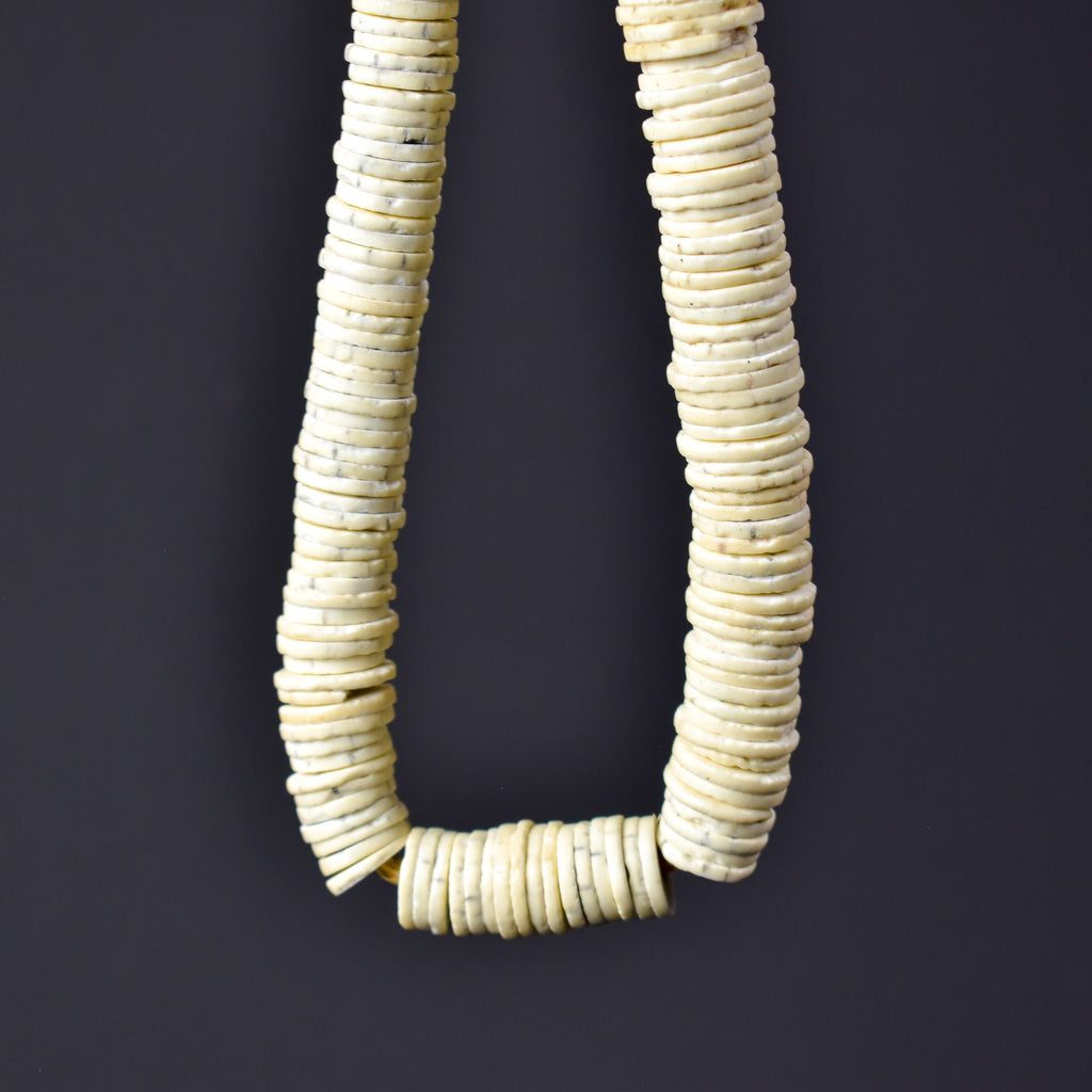 Ostrich Egg Shell Heishi Trade Beads Henry Collection