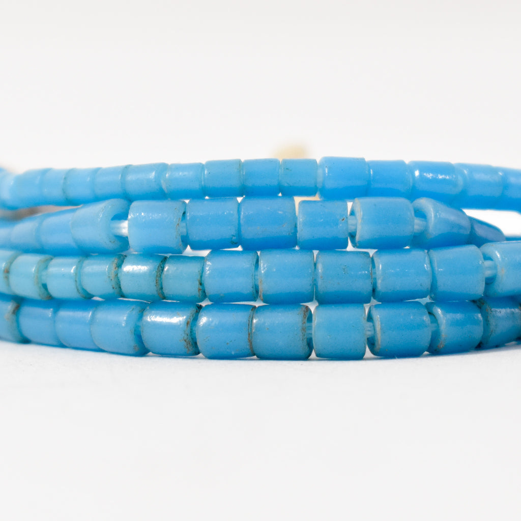 Tile Blue Trade Beads