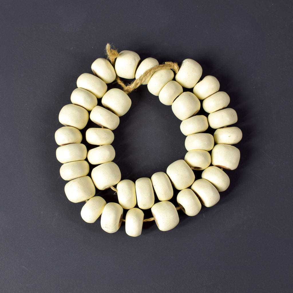 Bone Trade Beads with Wood Core Kenya Henry Collection
