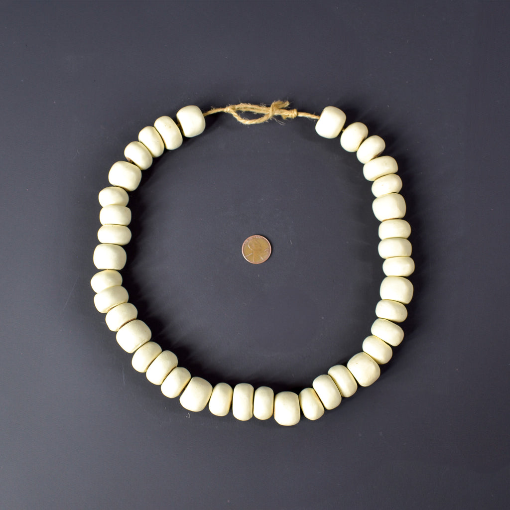 Bone Trade Beads with Wood Core Kenya Henry Collection