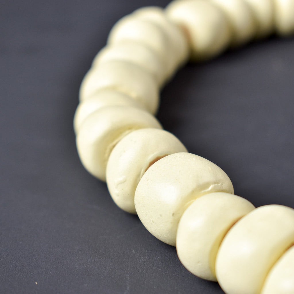 Bone Trade Beads with Wood Core Kenya Henry Collection