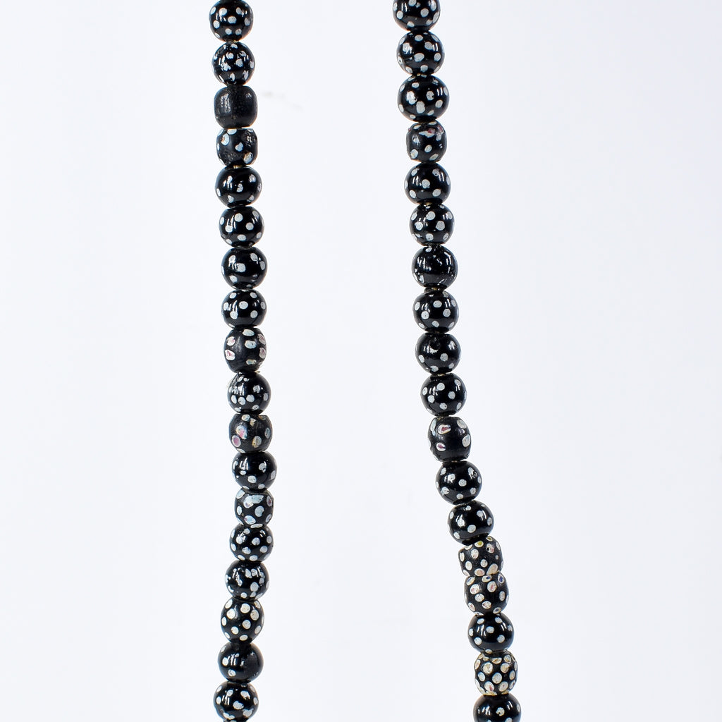 Venetian Skunk Black Trade Beads