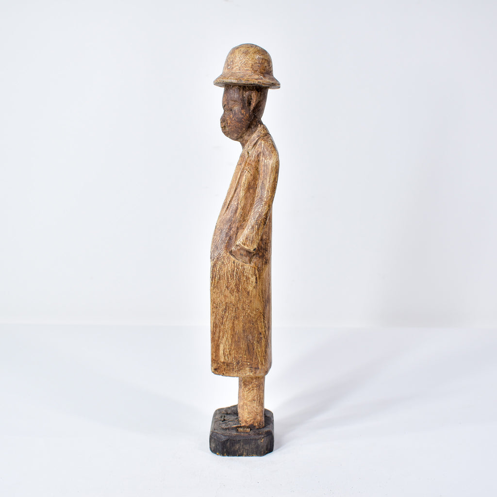 Baule Colonial Male Figure Côte d'Ivoir
