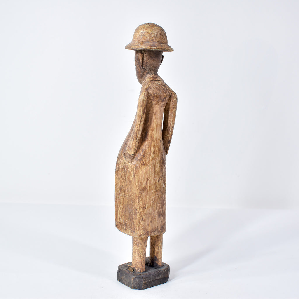 Baule Colonial Male Figure Côte d'Ivoir