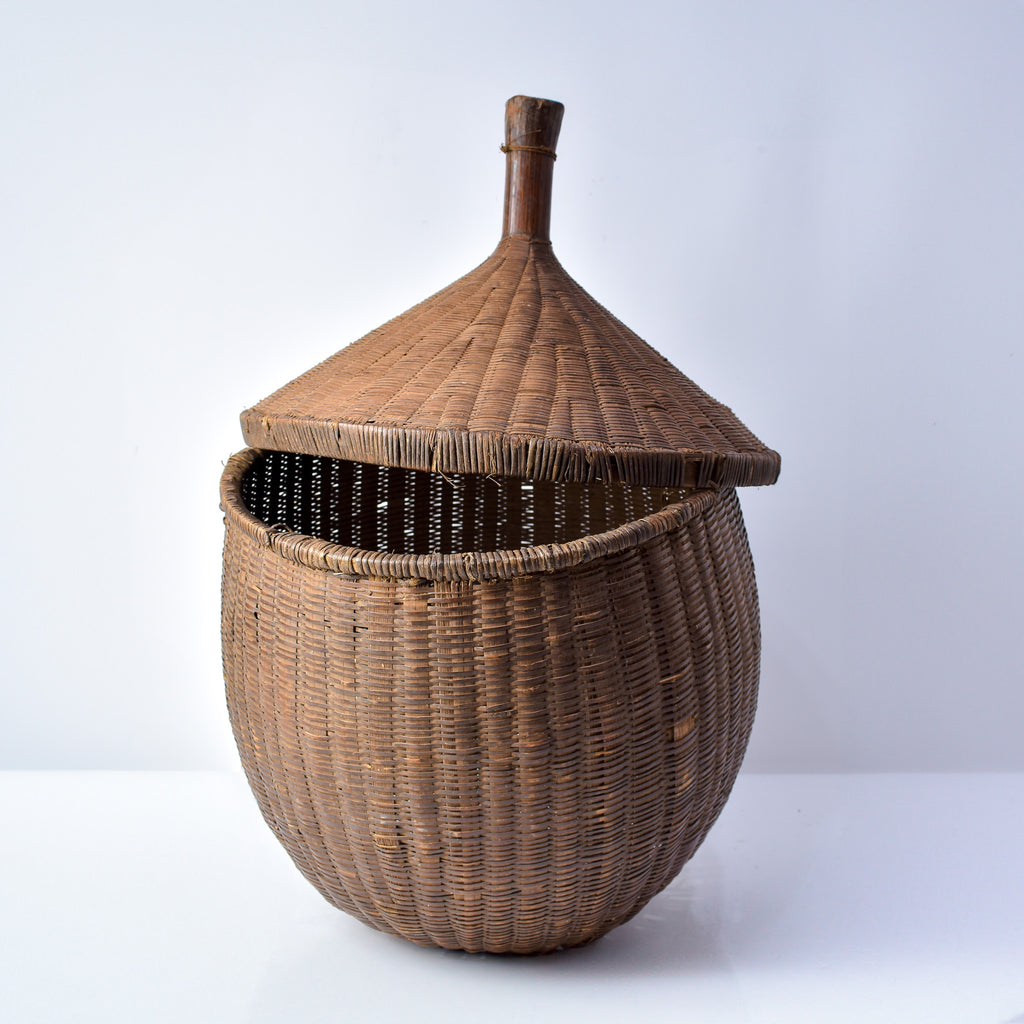 Tutsi Lidded Basket Rwanda