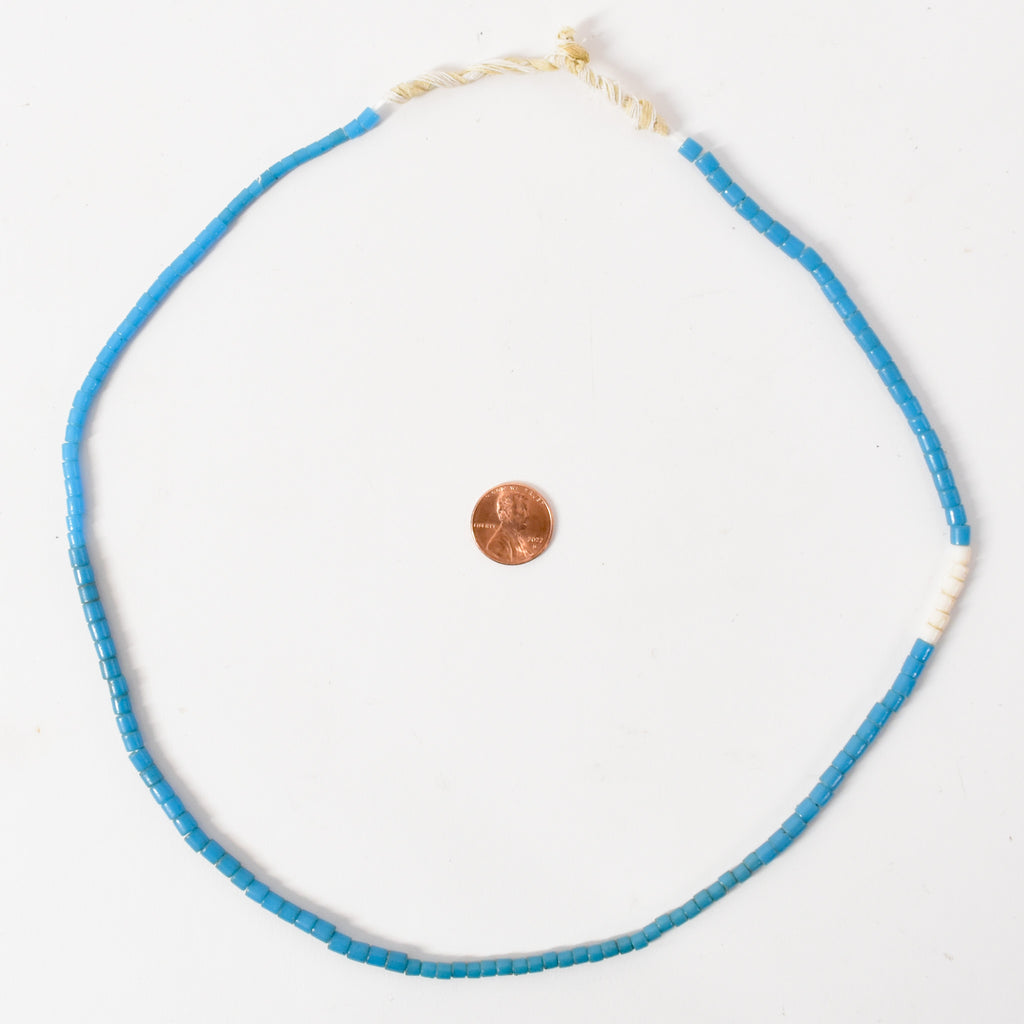 Tile Blue Trade Beads