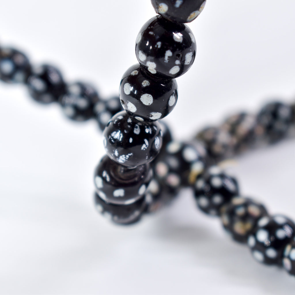 Venetian Skunk Black Trade Beads