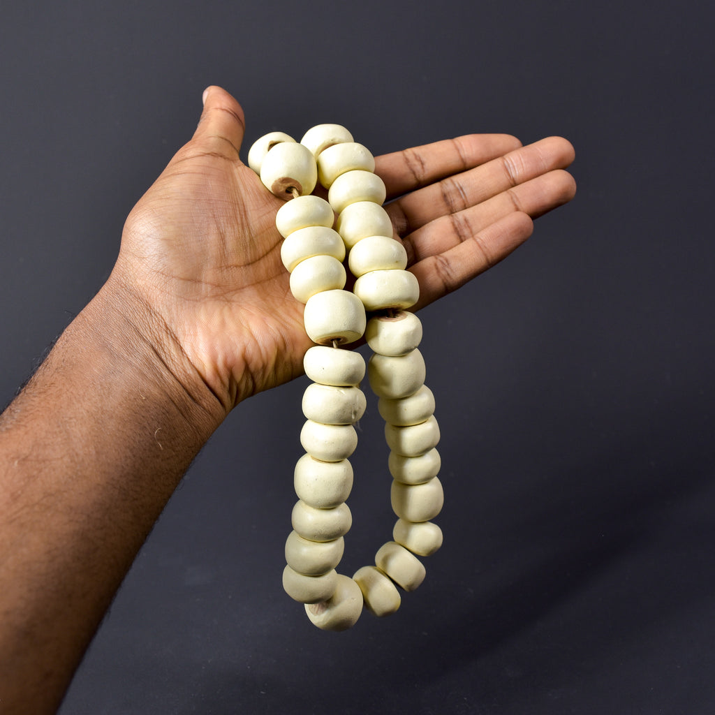 Bone Trade Beads with Wood Core Kenya Henry Collection