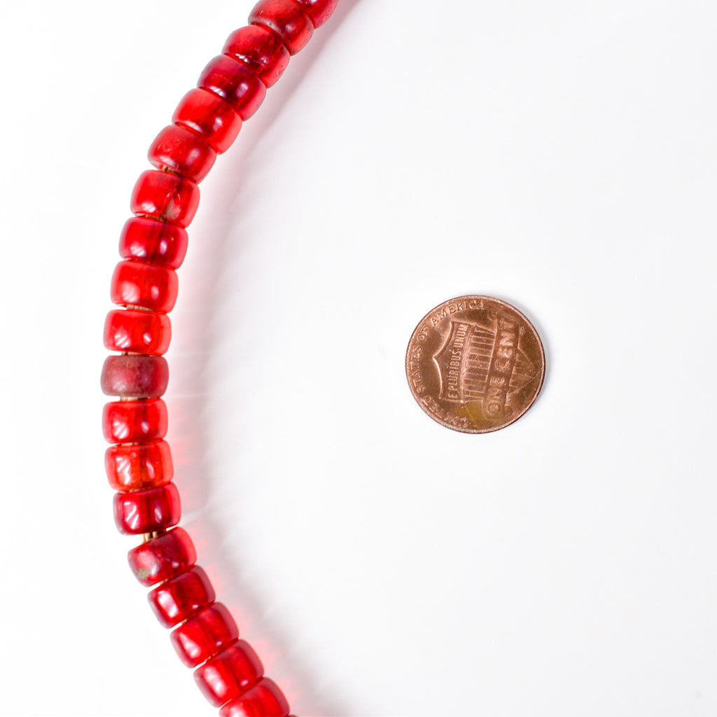 Padre Translucent Red Trade Beads