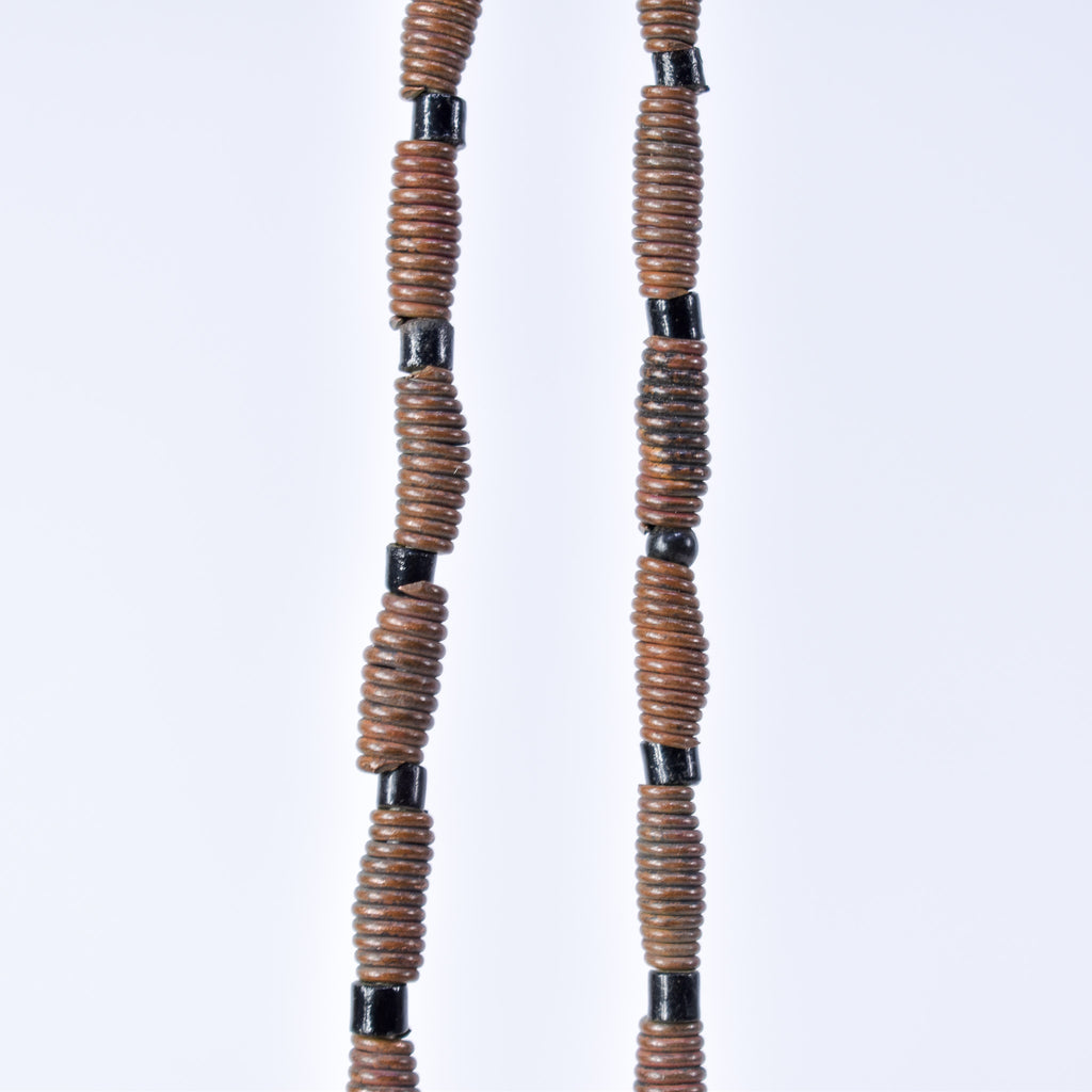Yoruba Copper Color Beaded Necklace Nigeria