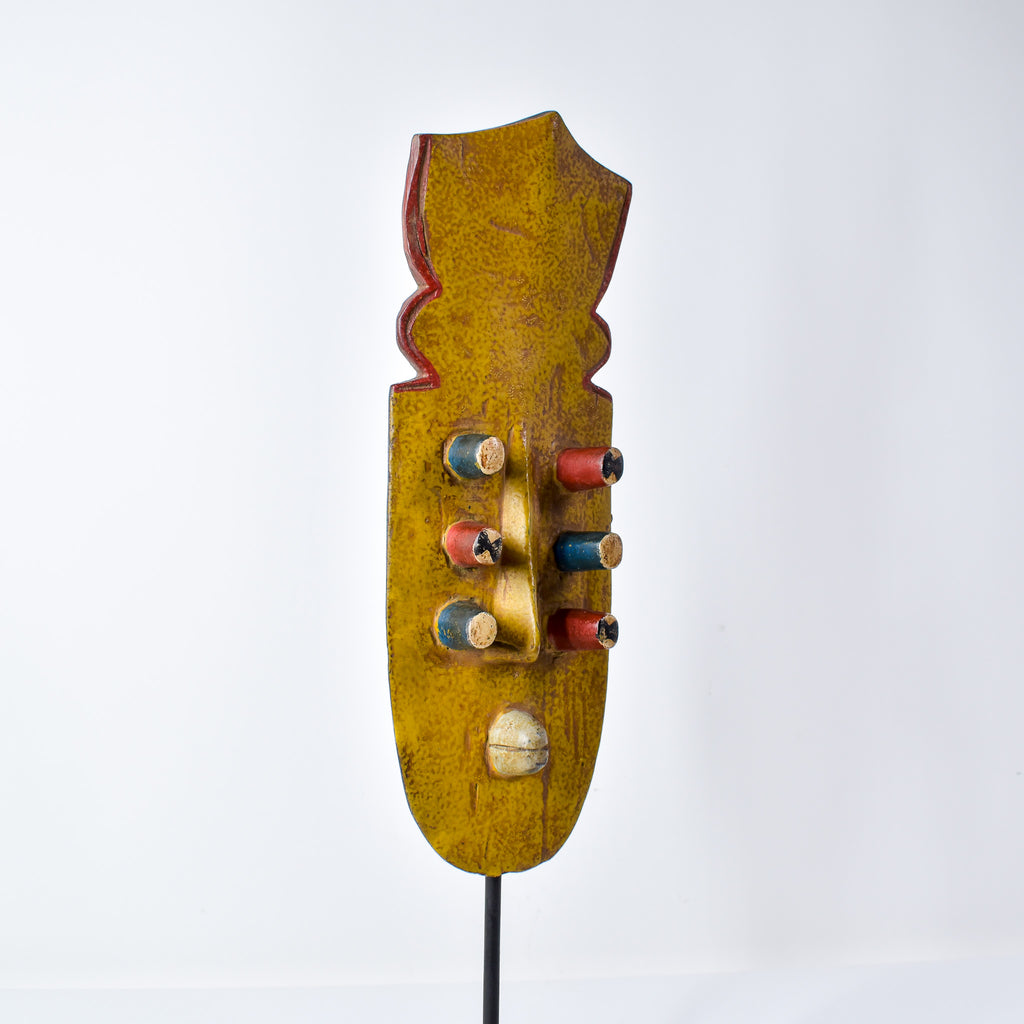 Grebo Mask with Tubular Eyes Liberia