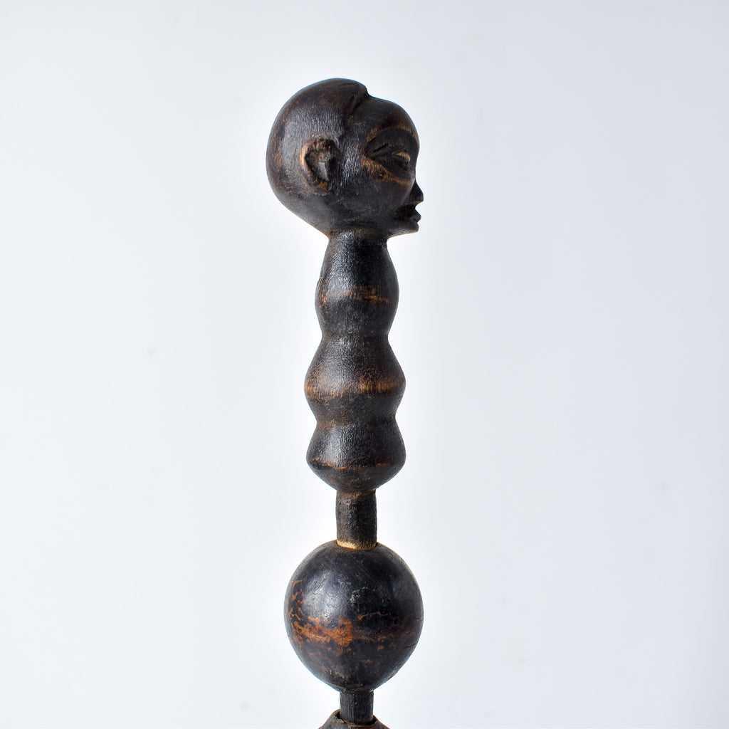 Luba Divination Fetish Rattle Congo