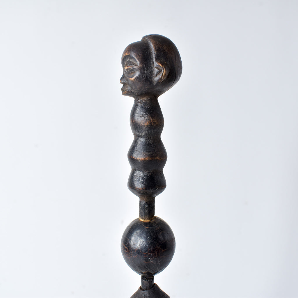 Luba Divination Fetish Rattle Congo