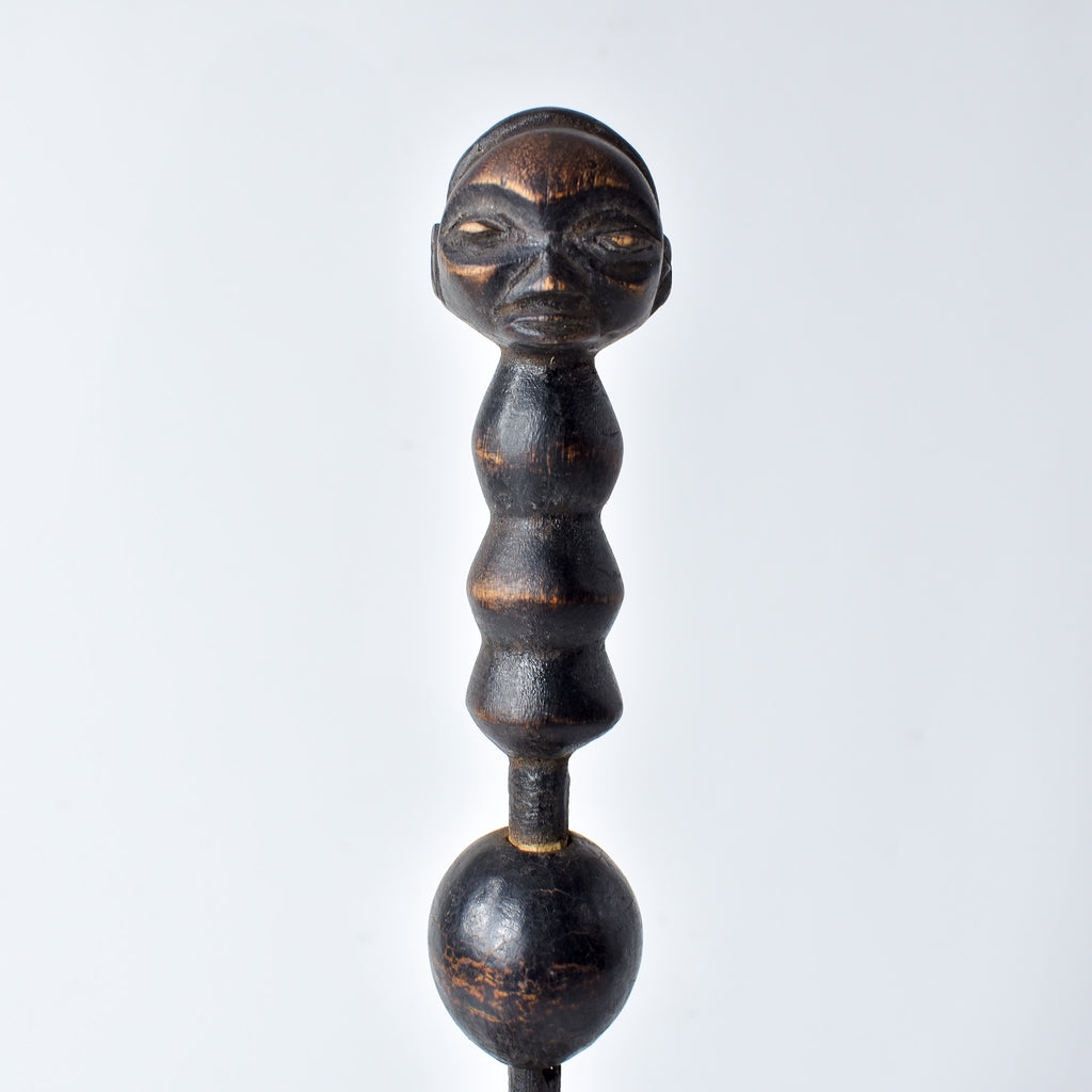Luba Divination Fetish Rattle Congo