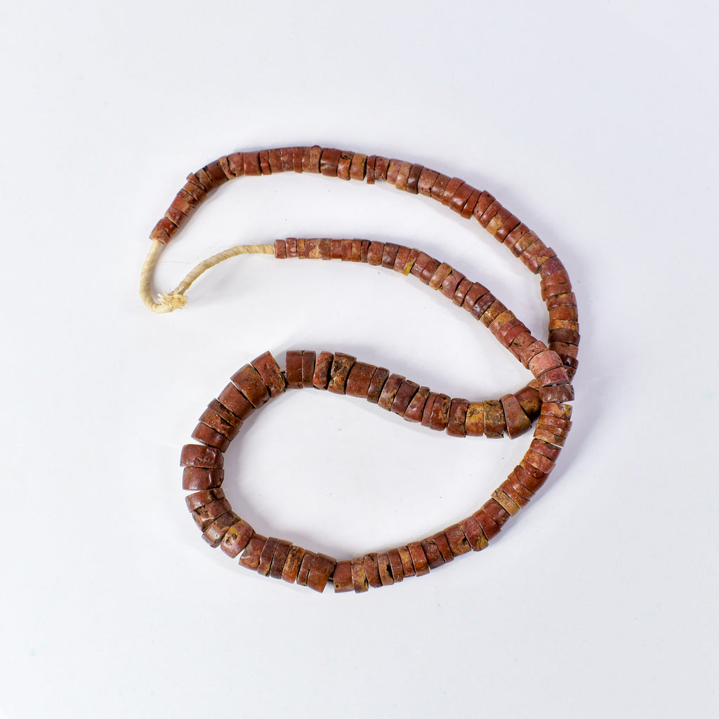Bauxite Stone Graduated Beads Ghana 36 Inch