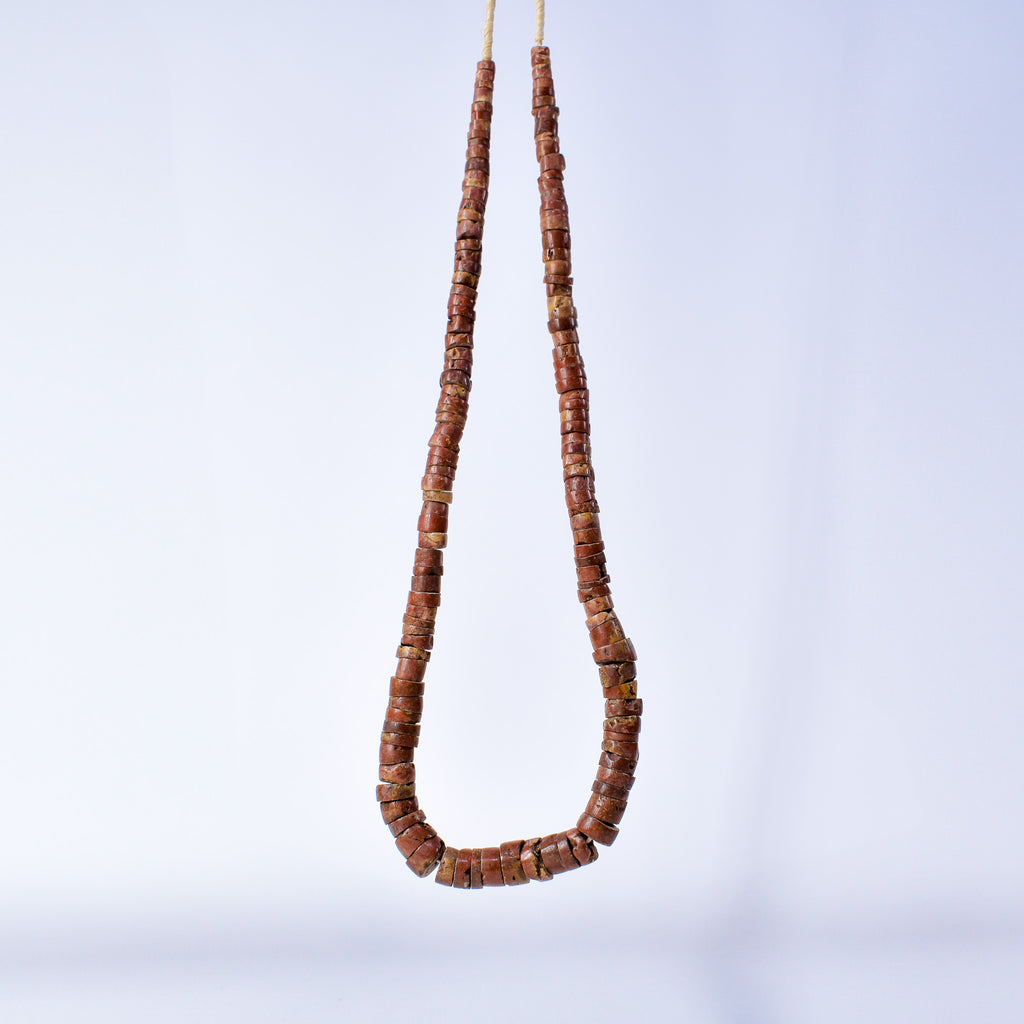 Bauxite Stone Graduated Beads Ghana 36 Inch
