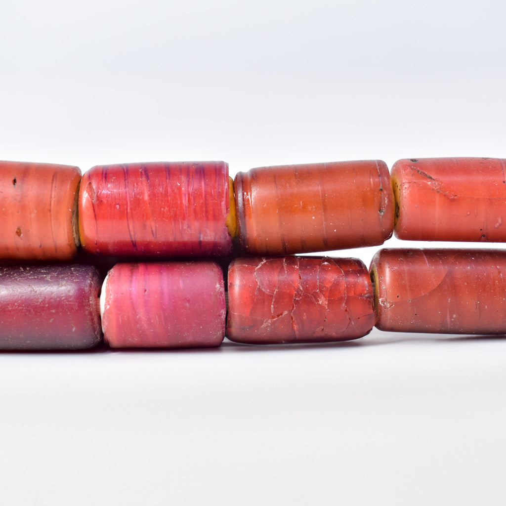 Cornaline d'Aleppo Venetian Trade Beads 30 inch