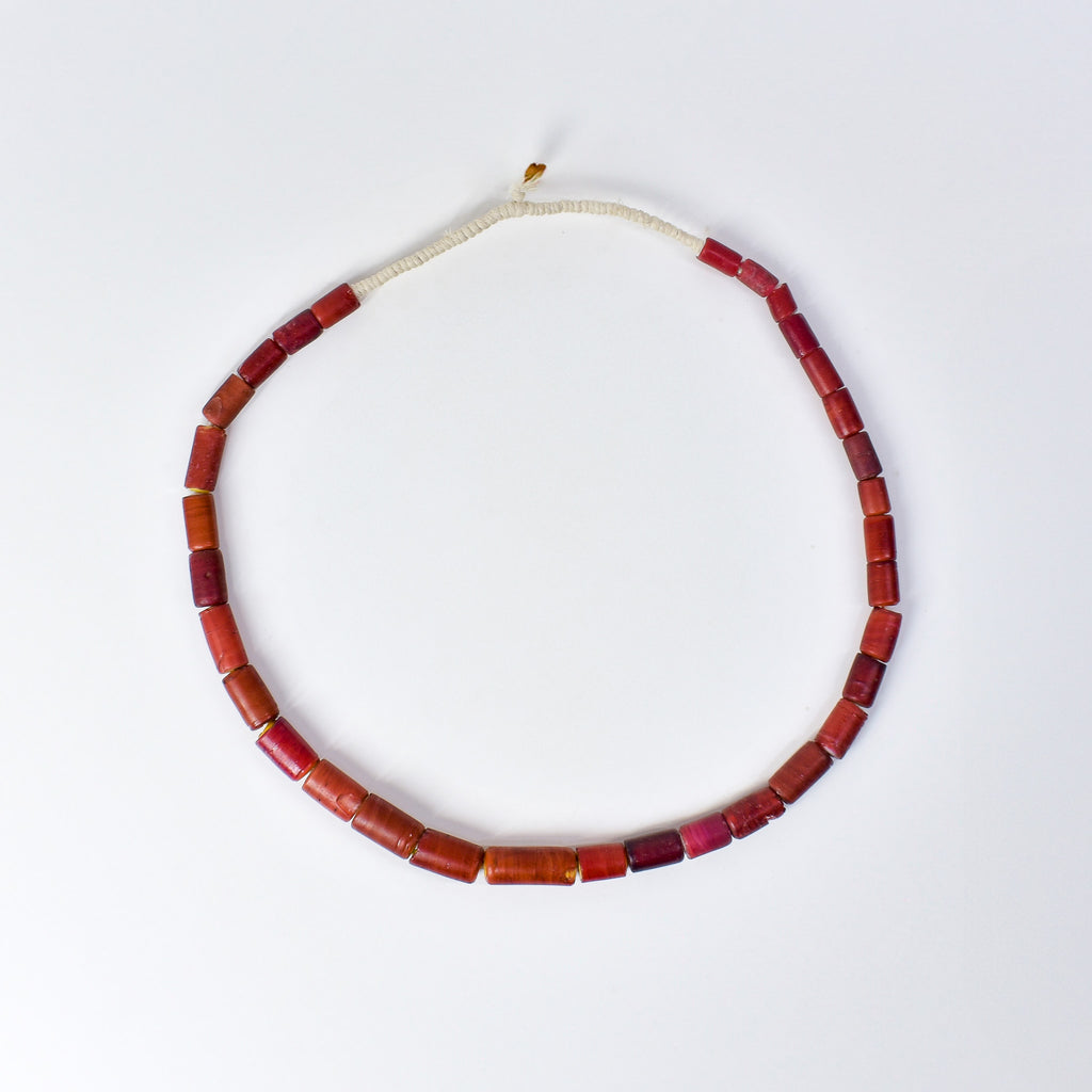 Cornaline d'Aleppo Venetian Trade Beads 30 inch