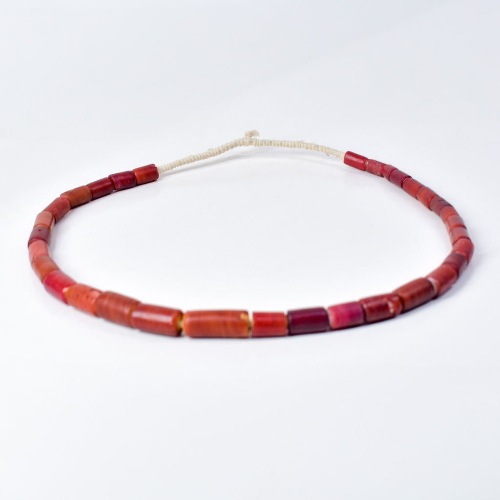 Cornaline d'Aleppo Venetian Trade Beads 30 inch