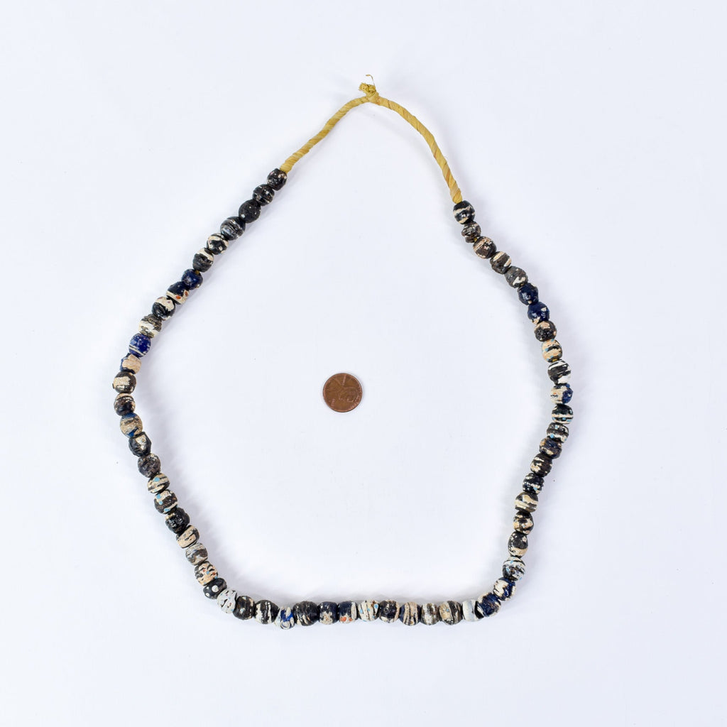 Old Venetian Black and White Trade Beads