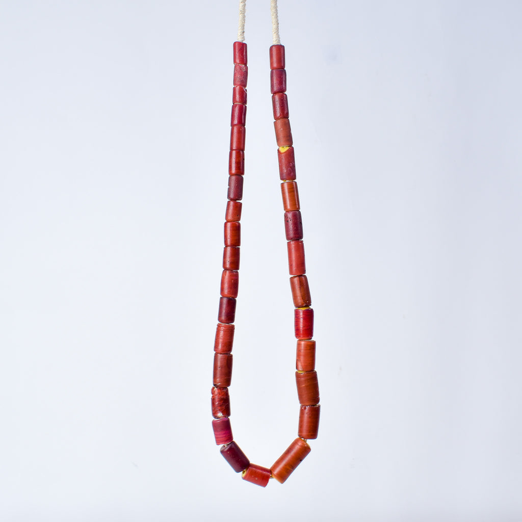 Cornaline d'Aleppo Venetian Trade Beads 30 inch