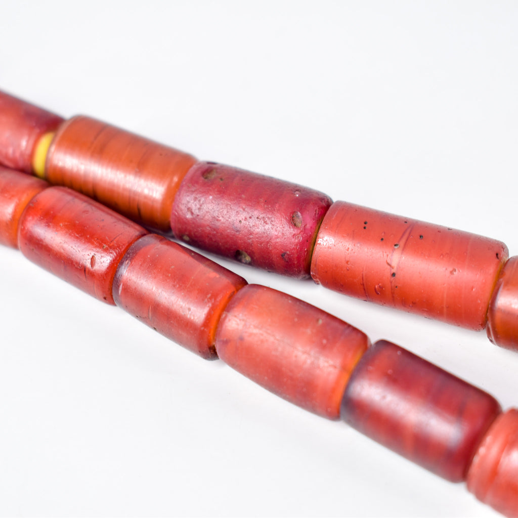 Cornaline d'Aleppo Venetian Trade Beads 30 inch