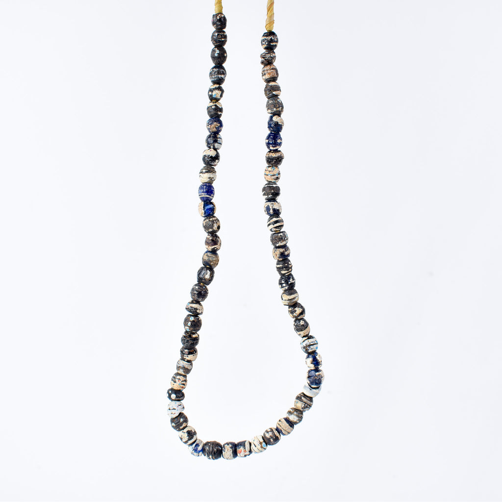Old Venetian Black and White Trade Beads