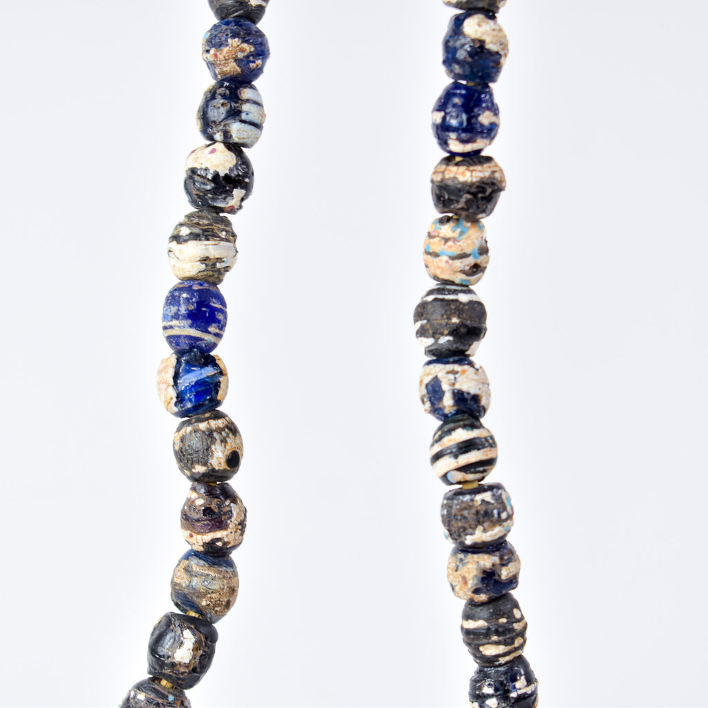 Old Venetian Black and White Trade Beads