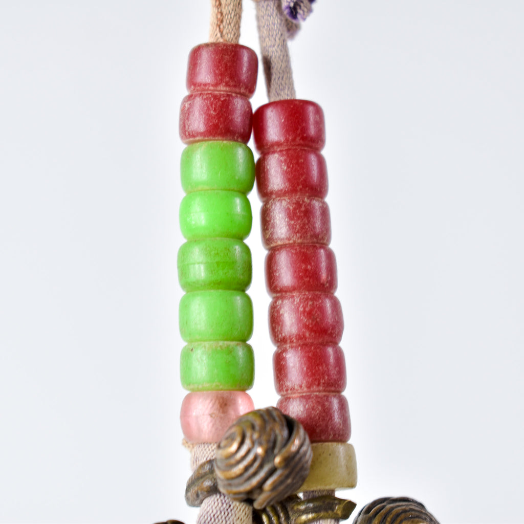 Igbo 'Bug' Brass Bells and Trade Beads Nigeria