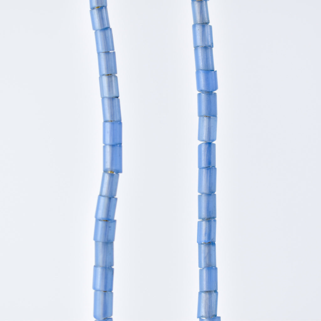 Bida Glass Blue Trade Beads Nigeria