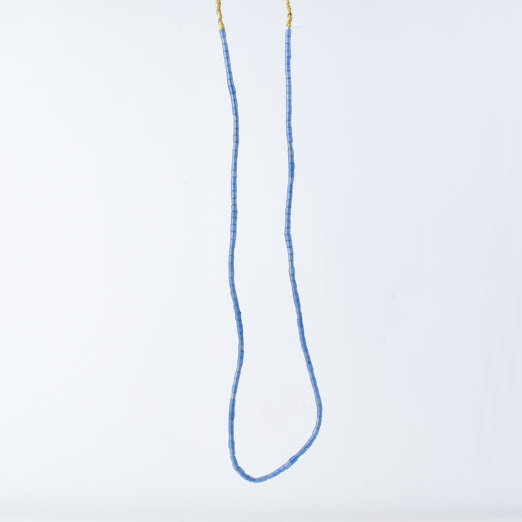Bida Glass Blue Trade Beads Nigeria