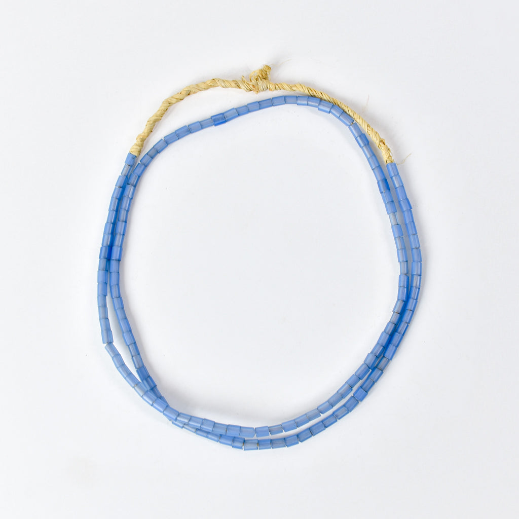 Bida Glass Blue Trade Beads Nigeria