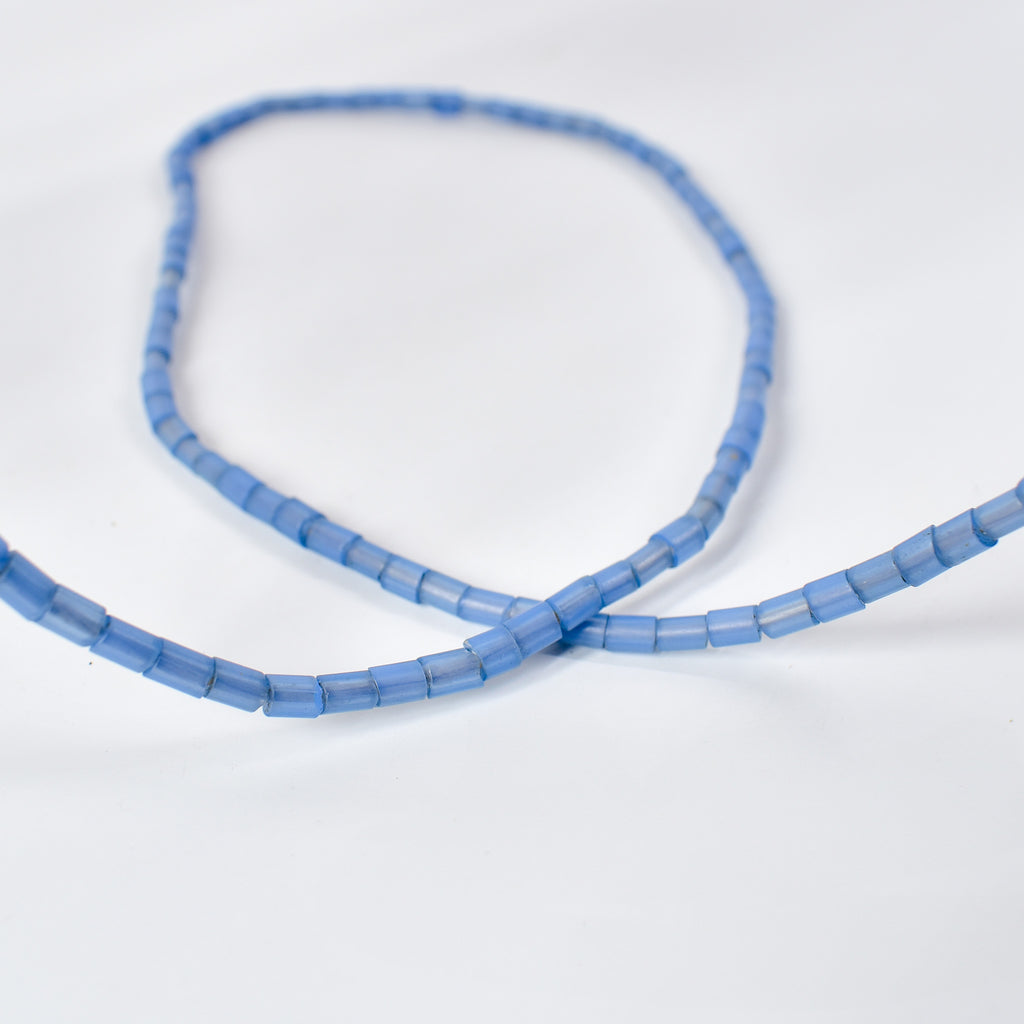 Bida Glass Blue Trade Beads Nigeria