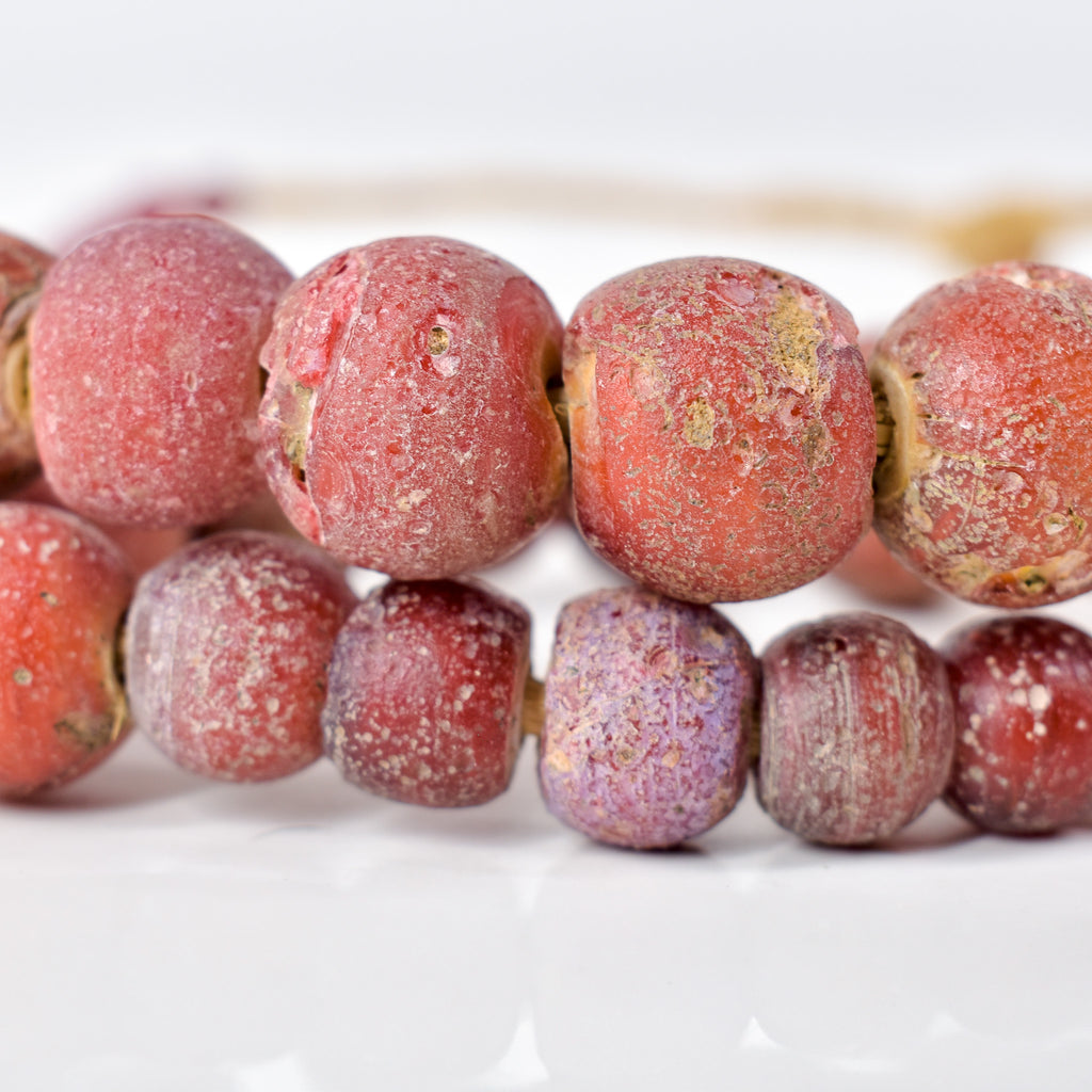 Cornaline d'Aleppo Graduated Venetian Trade Beads 30 Inch