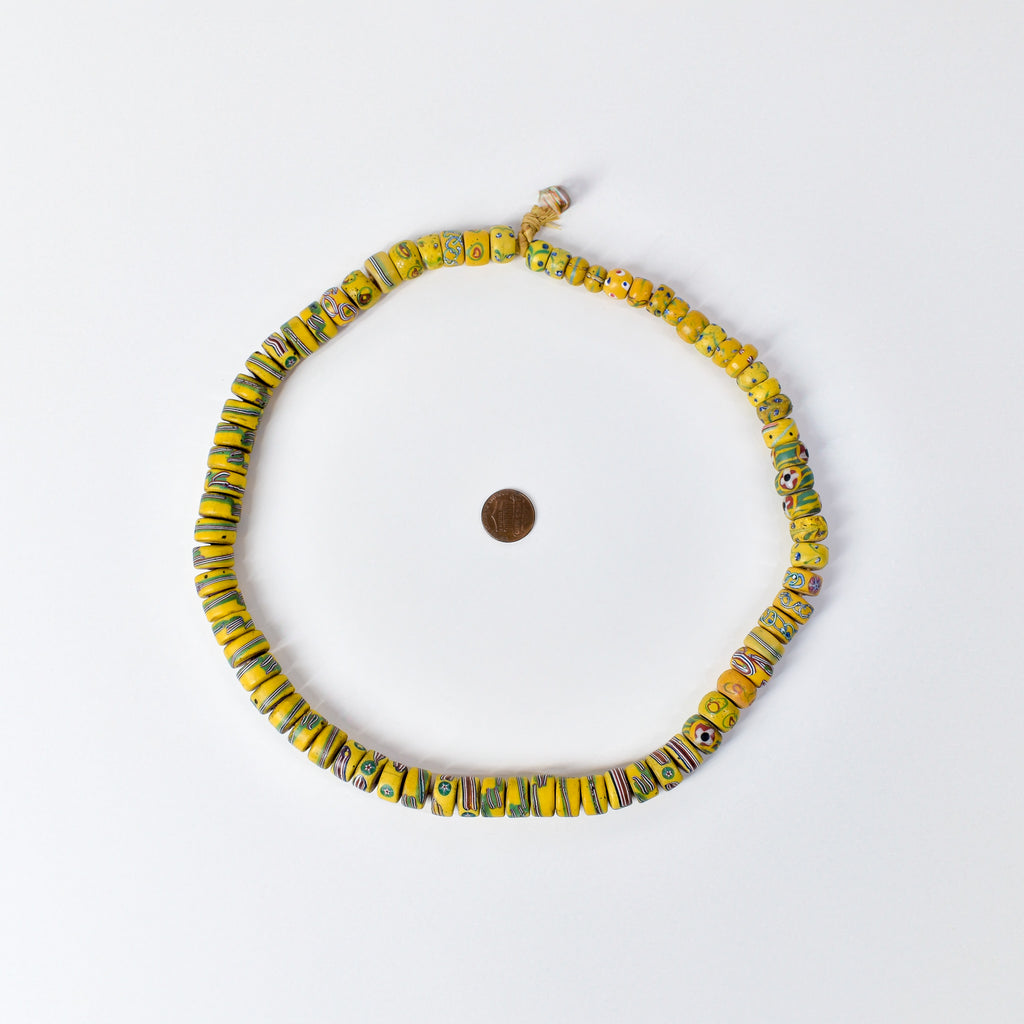 Venetian Mixed Yellow Trade Beads