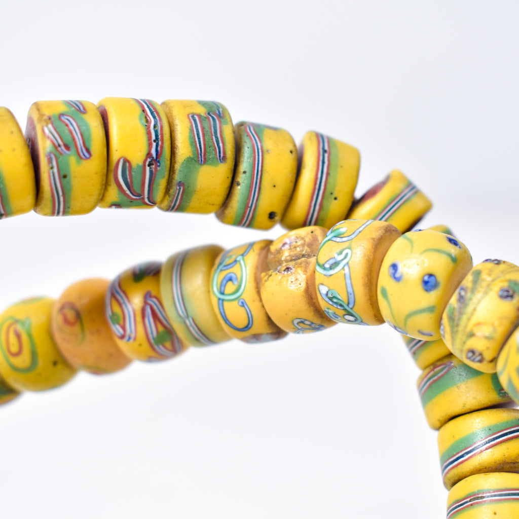 Venetian Mixed Yellow Trade Beads