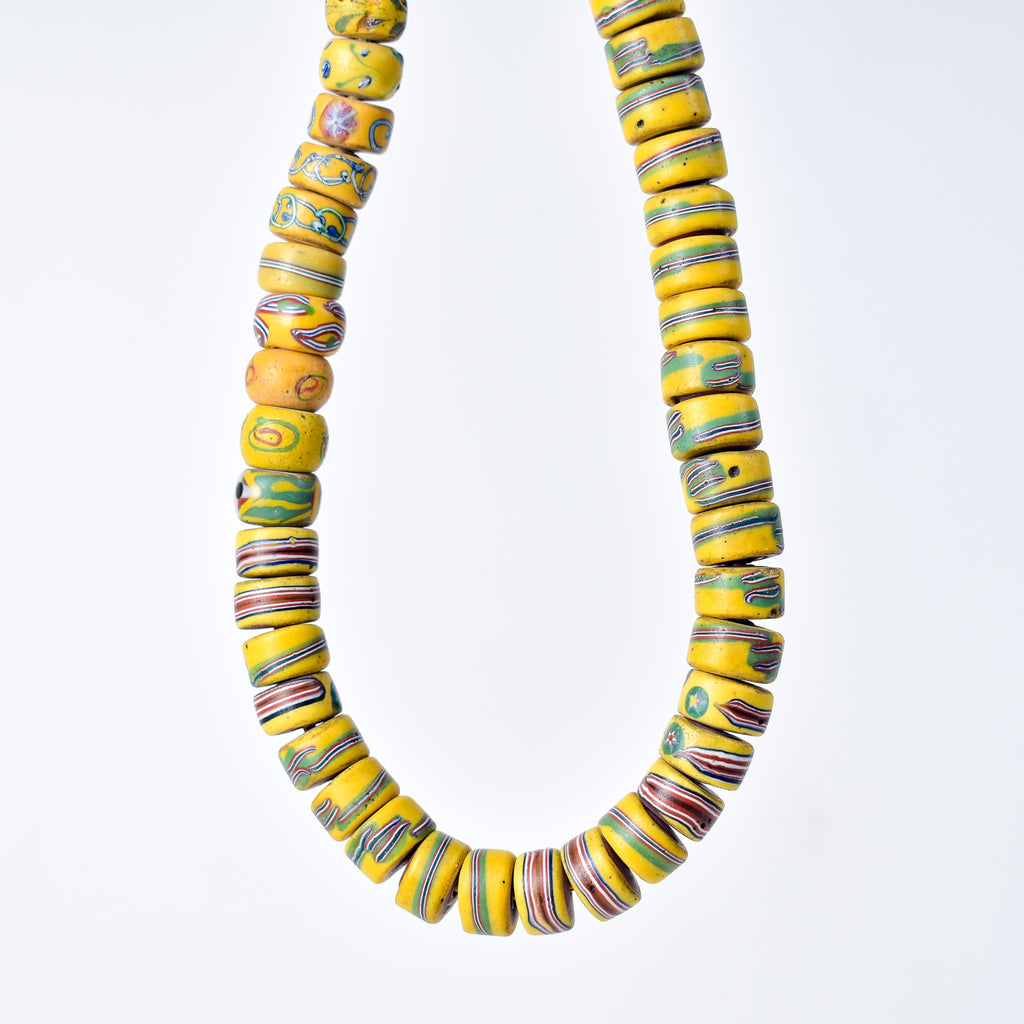 Venetian Mixed Yellow Trade Beads