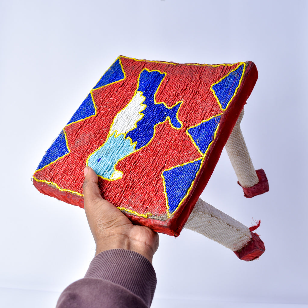 Yoruba Beaded Stool