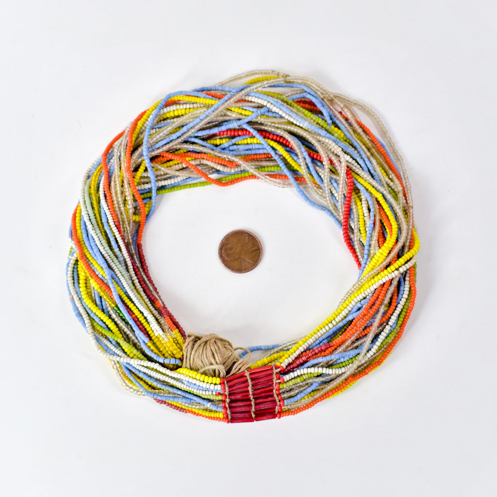 Fulani Beaded Necklace Nigeria 30 Inch