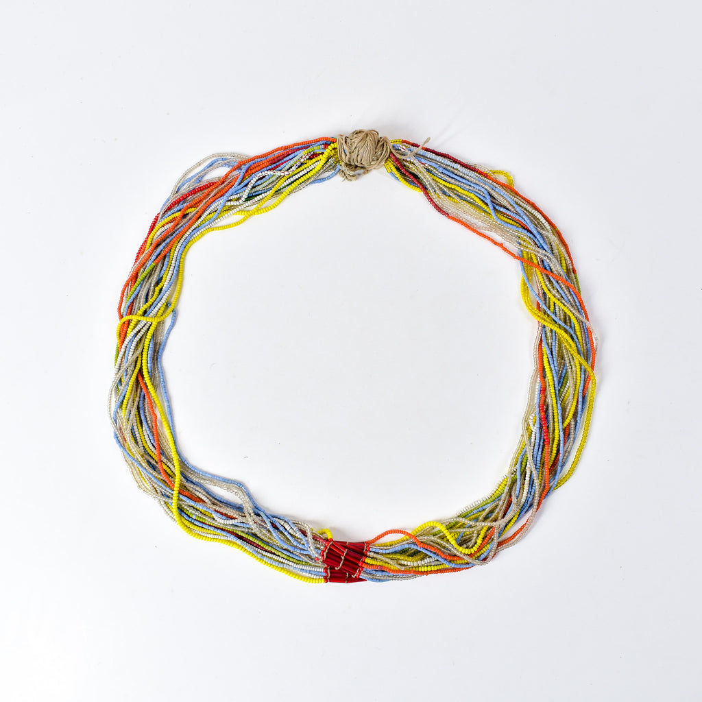 Fulani Beaded Necklace Nigeria 30 Inch