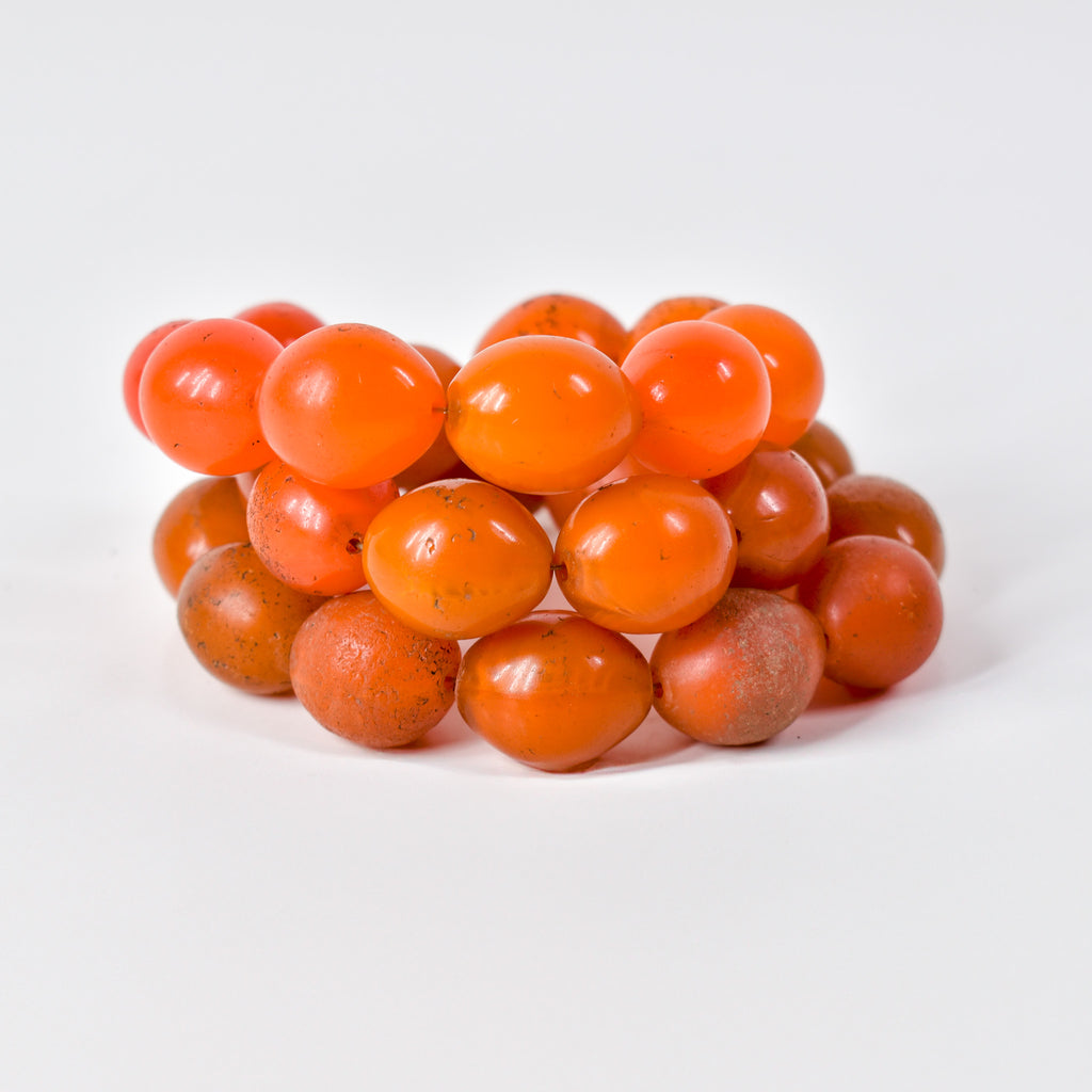 Pigeon Egg Orange Trade Beads