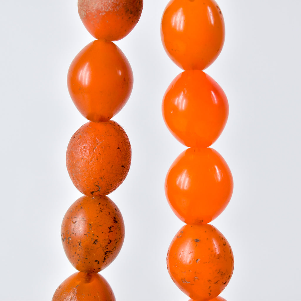 Pigeon Egg Orange Trade Beads