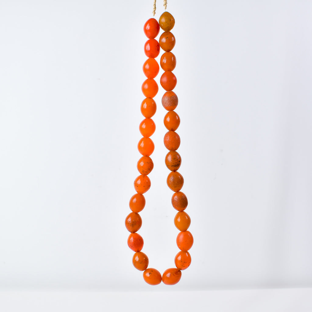 Pigeon Egg Orange Trade Beads