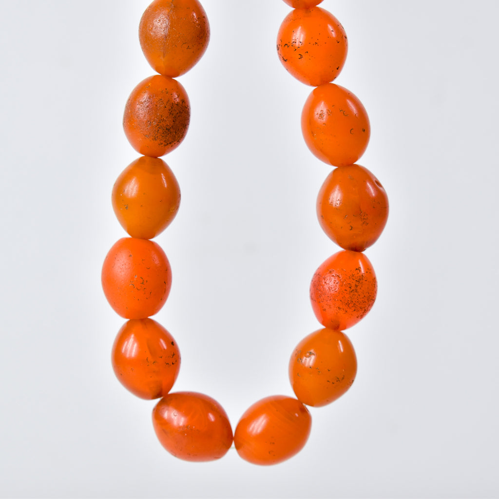 Pigeon Egg Orange Trade Beads