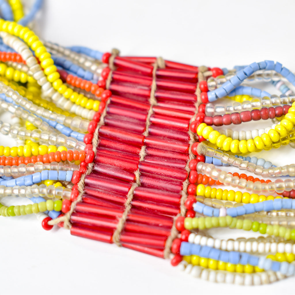 Fulani Beaded Necklace Nigeria 30 Inch