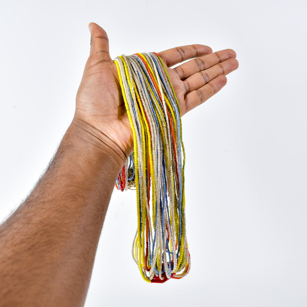 Fulani Beaded Necklace Nigeria 30 Inch