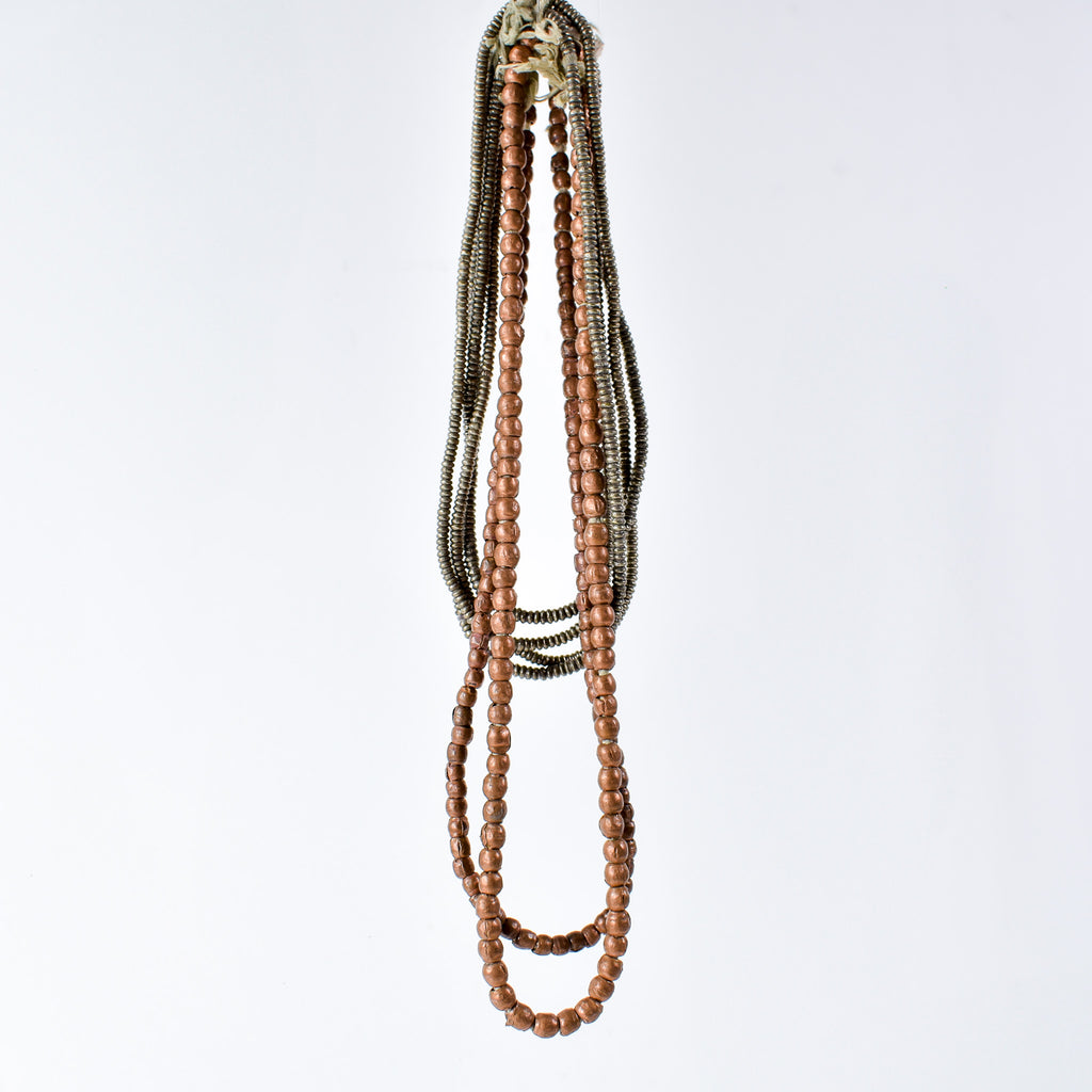 4 Strands Grab Bag Metal Trade Beads