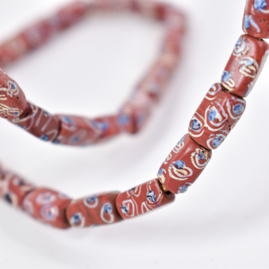 Venetian Brick Rectangle Trade Beads